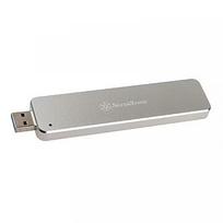 Silverstone SST-MS09S, M.2 SSD auf USB-A 3.1 Gehäuse, silber SST-MS09S