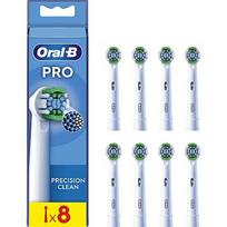 Braun toothbrush heads Precision Clean Pro, 8pcs, White EB20RX-8