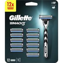 Gillette Mach3 Skuveklis Vīriešiem, 12 Skuvekļa Galviņas 81681106