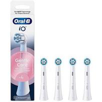 Oral-B Replaceable toothbrush heads | iO Gentle Care | Heads | For adults | Number of brush heads included 4 | Number of teeth brushing modes Does not apply | White iO Gentle Care refill