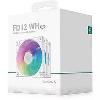 DeepCool FD12 ARGB, White, 3 Pack R-FD12-WHAPN3-G