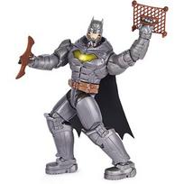 Spin Master Spin Master Batman 30 cm Deluxe Action Figure with punch and throw function, play figure (5 pieces of equipment, light and sound effects) 6064833