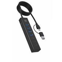 Raidsonic ICY BOX IB-HUB1737-C3 7-Port USB 3.2 Gen 1 IB-HUB1737-C3
