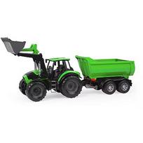 Lena Worxx Tractor Deutz-Fahr with trailer 74 cm 04617