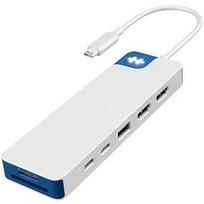 Hyper HyperDrive Flex 9 Port Dual 4K HDMI USB-C Hub, Blue | HD4103BUGL