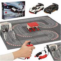 RoGer Police Car racing track 64x64cm RO-34901-BK