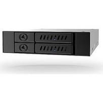 Chieftec CHIFETEC 1x3.5in Bay for 2x2.5in S-ATA HDD hot-Swap Metal CMR-225