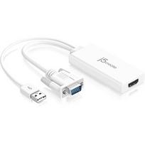J5create VGA TO HDMI VIDEO AUDIO ADAPTER   JDA214-N