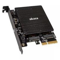 Akasa M.2 PCI-E SATA RGB LED Adapter Karte AK-PCCM2P-03