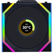 Lian Li UNI FAN SL Wireless LCD 120 Reverse Blade, Black 12RSLLCD1W1B