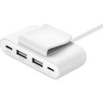 Belkin 4-PORT USB SPLITTER 2XUSB-C 2XUSB-A MAX. 30W 2M CABLE WHITE BUZ001BT2MWHB7