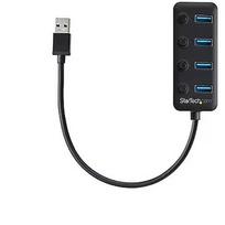 Startech 4-PORT USB 3.0 HUB WITH ON/OFF WITH INDIVIDUAL ON/OFF SWITCHES HB30A4AIB