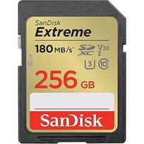 SanDisk Extreme, SDXC, 256GB, UHS-I, U3, V30 SDSDXVV-256G-GNCIN