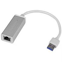 Startech USB 3.0 NETWORK ADAPTER-SILVER ALUMINUM DESIGN SILVER FINISH    IN USB31000SA