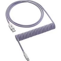 CableMod Classic Coiled Keyboard Cable, USB-A To USB-C, 1.5m, Rum Raisin CM-CKCA-CW-PW150PW-R
