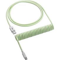 CableMod Classic Coiled Keyboard Cable, USB-A To USB-C, 1.5m, Lime Sorbet CM-CKCA-CW-LGW150LGW-R
