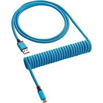 CableMod Classic Coiled Keyboard Cable, USB-A To USB-C, 1.5m, Spectrum Blue CM-CKCA-CLB-KLB150KLB-R