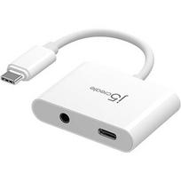 J5create USB-C TO 3.5MM AUDIO ADAPTER ADAPTER WITH POWER DELIVERY JCA122-N