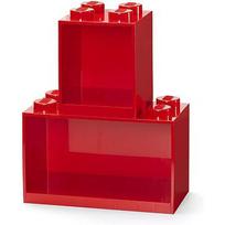 Room Copenhagen LEGO Regal Brick Shelf 8+4, Set 41171730 (red, 2 shelves) 41171730