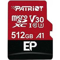 Patriot microSDXC, 512GB, Class 10, UHS-I, U3, V30 PEF512GEP31MCX