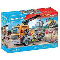 Playmobil Action Heroes 71750 Ciężarówka budowlana z dźwigiem 71750