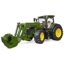 Bruder John Deere 7R 350 with front loader, model vehicle (green) 03151