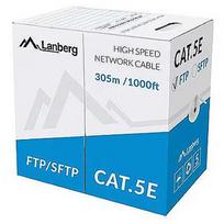 Lanberg FTP solid cable, CCA, CAT.5e, 305m, Gray LCF5-10CC-0305-S