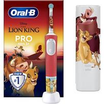 Braun D103.413.2KX Vitality PRO Kids 3+ Lion King Elektriskā Zobu Birste + Ceļojuma Futrālis D103.413.2KX_L