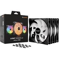 Be Quiet Light Wings LX, 140mm, PWM, Black, Triple-Pack BL127
