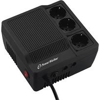 Power Walker PowerWalker AVR 1000 voltage regulator 3 AC outlet(s) 180-264 V Black AVR1000