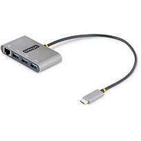 Startech 3-PORT USB-C HUB WITH GIGABIT ETHERNET PORTABLE LAPTOP HUB HB30C3A1GEA2