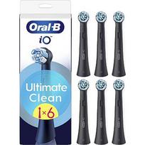 Oral-B Replaceable toothbrush heads | iO UltimateClean | Heads | For adults | Number of brush heads included 6 | Black iO refill UltimateClean Black 6