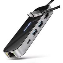 Axagon HMC-6GLN multiport hub USB-C LAN HDMI PD100W HMC-6GLN