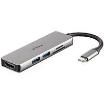 D-Link USB-C 5-PORT USB HUB+HDMI WITH CARD READER DUB-M530