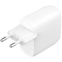 Belkin 60W DUAL USB-C CHARGER WITH POWER DELIVER WHITE WCB010VFWH