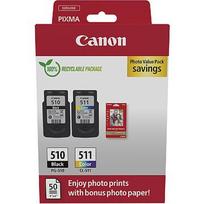 Canon PG-510/CL-511 Ink Cartridge + Photo Paper Value Pack 2970B017