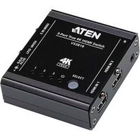Incase 3-Port True 4K HDMI Switch VS381B Input: 3 x HDMI Type A Female; Output: 1 x HDMI Type A Female VS381B-AT
