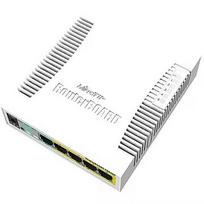 MikroTik CSS106-1G-4P-1S network switch Gigabit Ethernet (10/100/1000) Power over Ethernet (PoE) White CSS106-1G-4P-1S