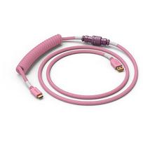 Glorious Pc Gaming Race Glorious Coiled Cable Prism Pink, USB-C auf USB-A Spiralkabel - 1,37m, pink GLO-CBL-COIL-PP