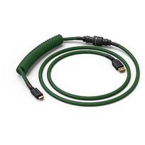 Glorious Pc Gaming Race Glorious Coiled Cable Forest Green, USB-C auf USB-A Spiralkabel - 1,37m, grün GLO-CBL-COIL-FG