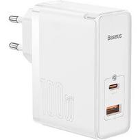 Baseus GaN5 Pro Wall charger USB-C / USB / 100W / 1m cable CCGP090202