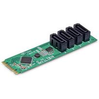 Startech 4-PORT M.2 TO SATA ADAPTER M.2 PCIE 3.0 TO SATA EXPANSION C 4P-SATA-M2-ADAPTER