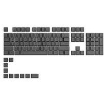 Glorious Pc Gaming Race GPBT Keycaps - 115 PBT Tastenkappen, ISO, DE-Layout, Black Ash GLO-KC-GPBT-B-DE