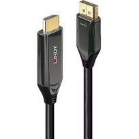 Lindy Active adapter cable DisplayPort > HDMI 8K60 (black, 2 meters) 40931