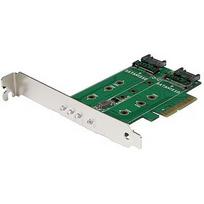 Startech 3PT M.2 SSD CARD - PCIE 3.0 SATA CONTROLLER CARDS PEXM2SAT32N1