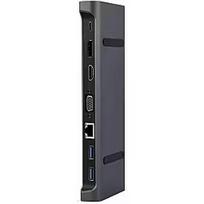 Gembird USB Type C multi port adapter A-CM-COMBO9-02