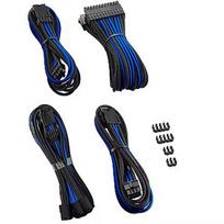 CableMod Pro ModMesh 12VHPWR Cable Extension Kit, Black/Blue CM-PCAB-16P3KIT-NKKB-3PK-R