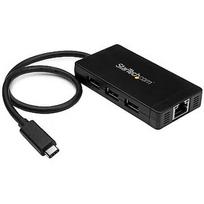 Startech 3PT USB 3.0 HUB - USB-C & GBE HOST CONNECTOR-USB TYPE-C HUB HB30C3A1GE