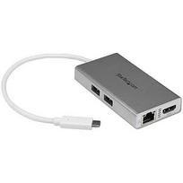 Startech USB-C ADAPTER MULTIPORT HDMI F/RJ45 F/2X USB-A DKT30CHPDW