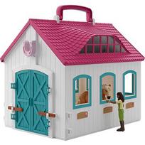 Schleich Horse Club Open Stable "Small Horseshoe" 42703
